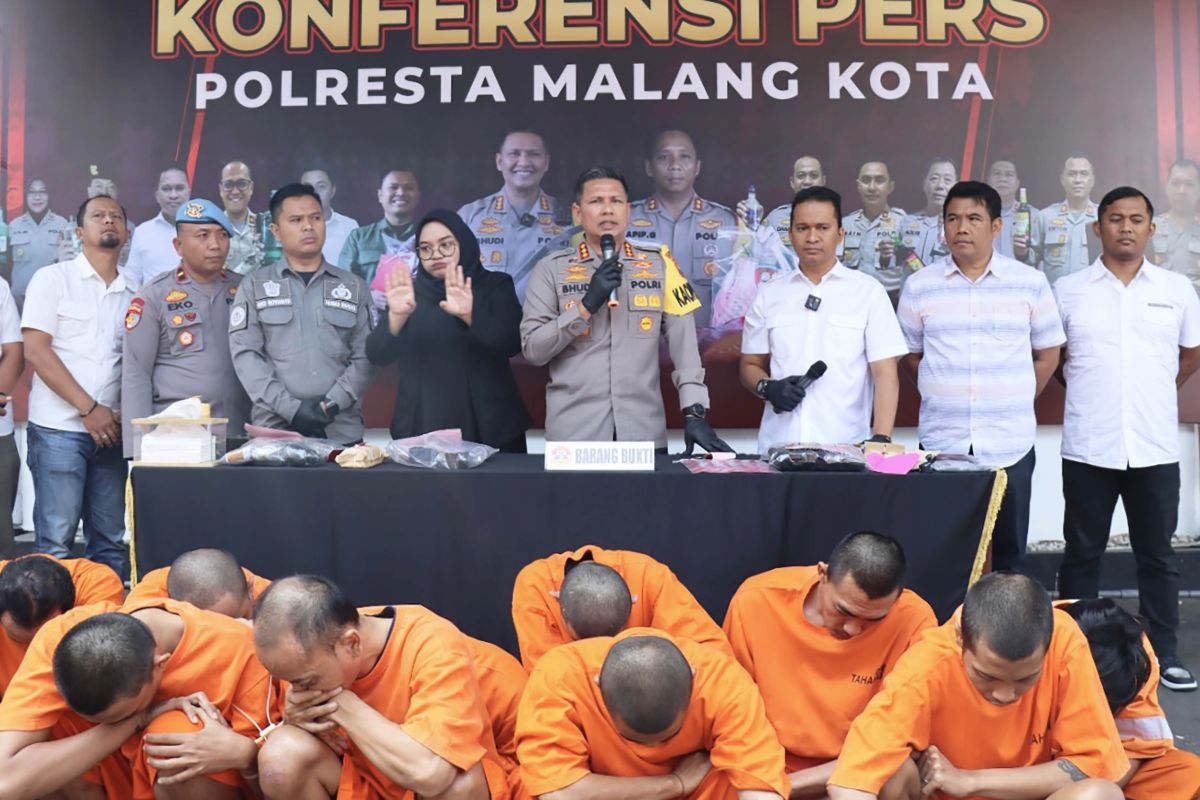 Polisi tangkap 26 tersangka  narkoba dalam Operasi Tumpas Semeru 2023