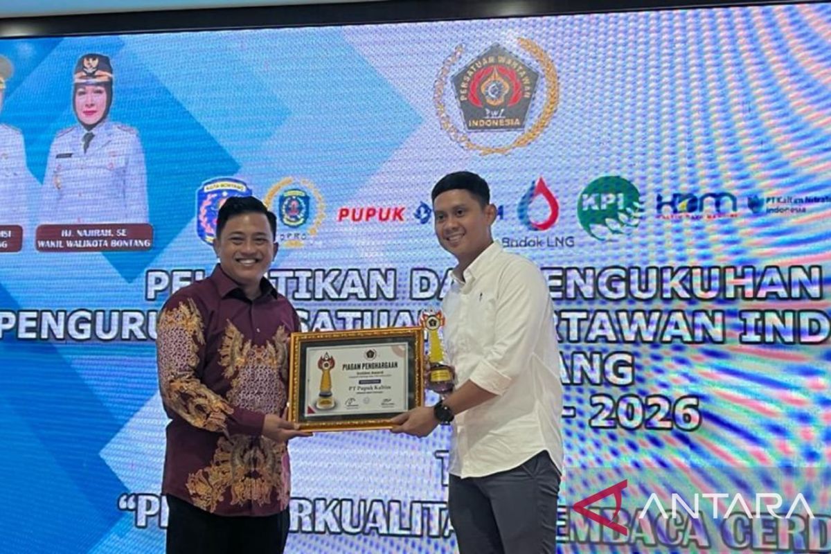 Pupuk Kaltim raih Golden Siwo Award dari PWI Pusat