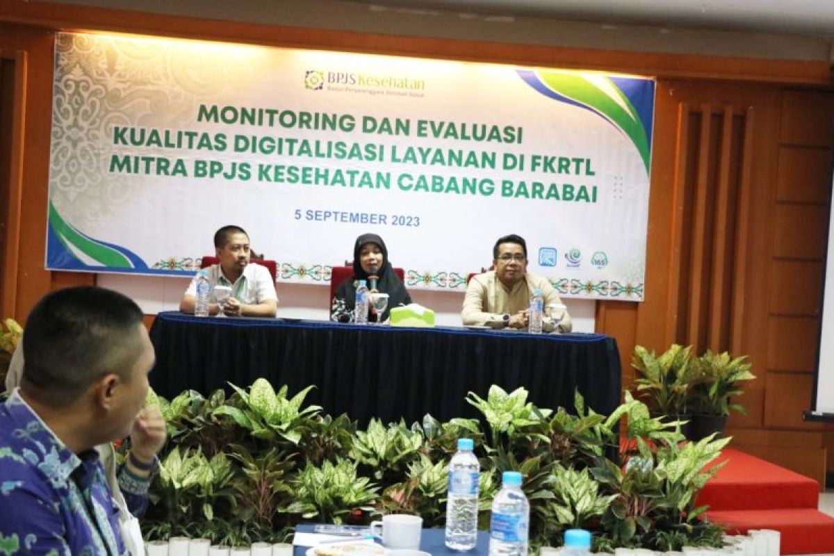 BPJS Kesehatan gelar evaluasi dan monitoring RS di Banua Enam