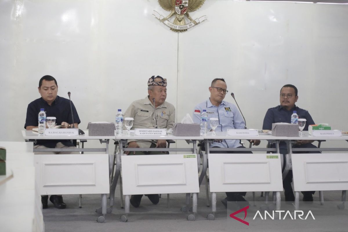 Sekda Bogor minta dukungan para camat untuk capai target RPJMD