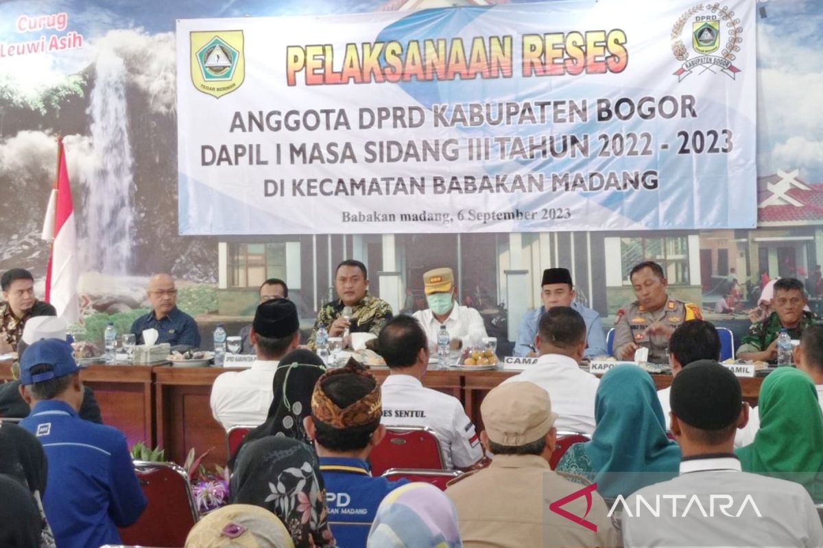 DPRD Kabupaten Bogor serap aspirasi masyarakat Babakanmadang melalui reses