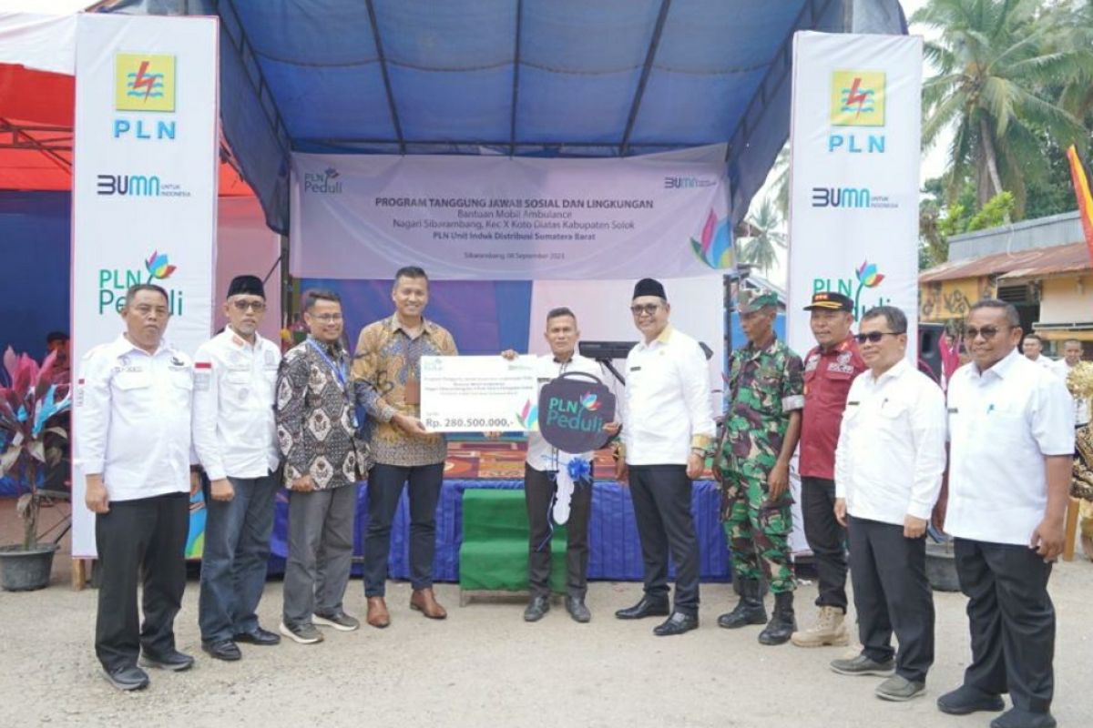 Lindungi kesehatan masyarakat, PLN peduli hadir di Nagari Sibarambang Solok