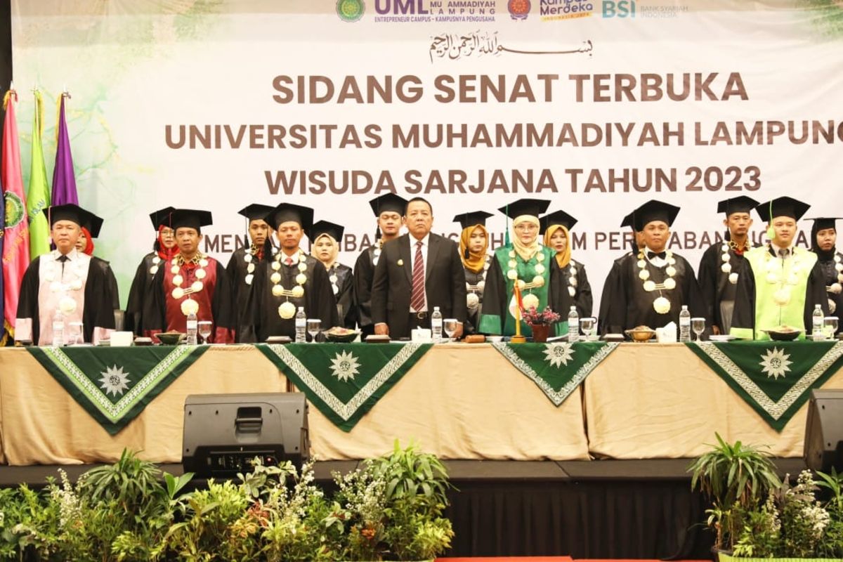 UM Lampung mewisuda 220 mahasiswa tahun 2023