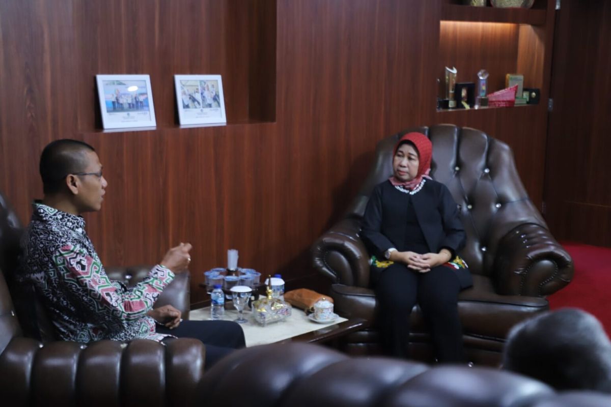 Rektor Unila terima audiensi PWI Wilayah Lampung bahas kerja sama bidang jurnalistik