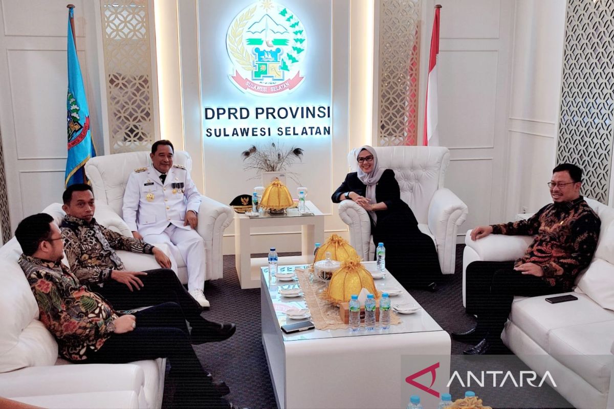 Penjabat Gubernur Sulsel temui pimpinan DPRD guna terima masukan