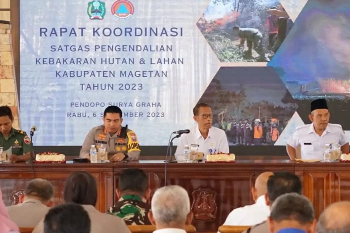 BPBD Magetan petakan delapan kecamatan rawan bencana karhutla