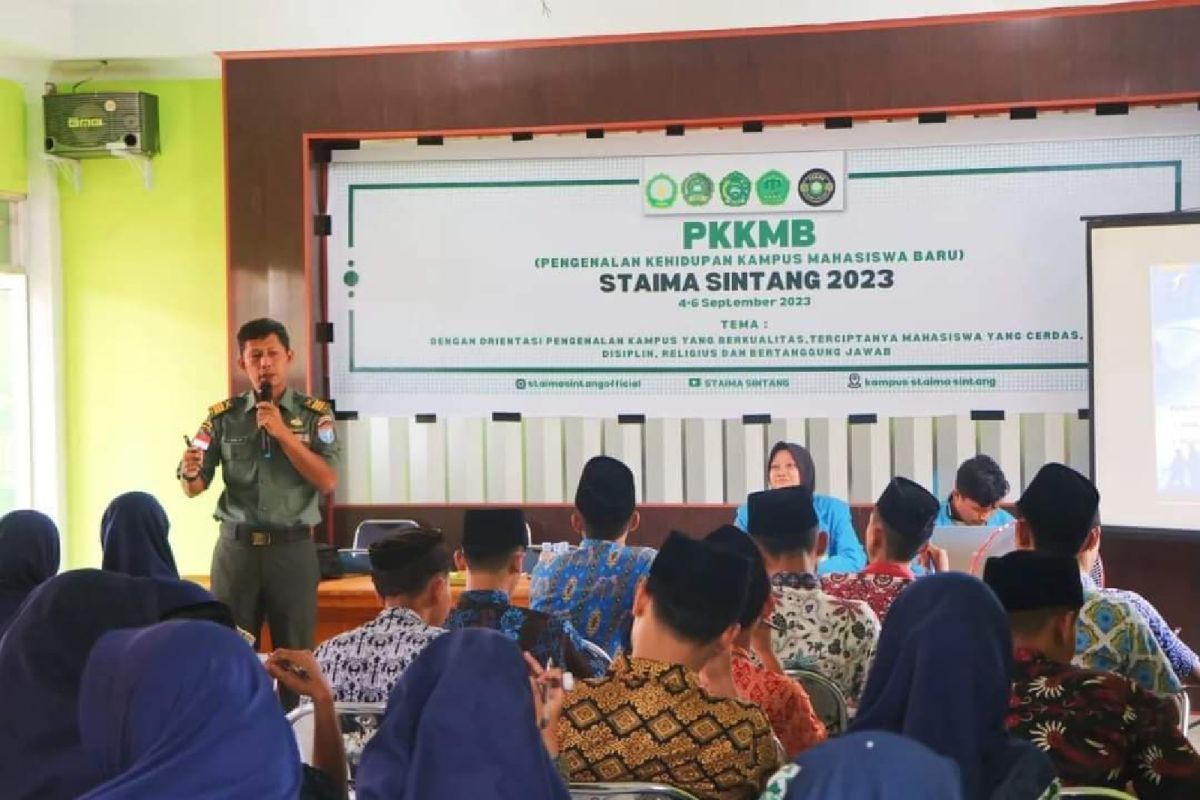 Mahasiswa Sintang dibekali bela negara dan wawasan kebangsaan