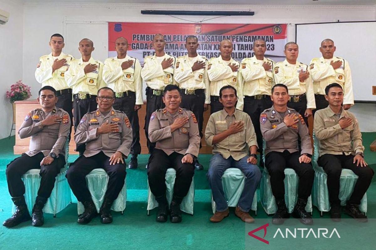 Dirbinmas Polda Aceh didik calon satuan pengamanan di Aceh Barat