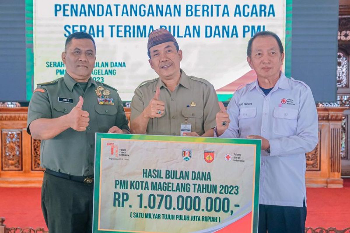 Bulan Dana PMI Kota Magelang terkumpul Rp1 miliar