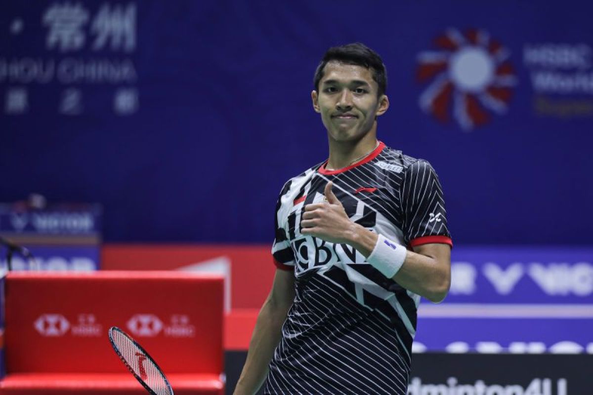 Jonatan Christie atur pertemuan kontra Shesar di perempat final China Open 2023