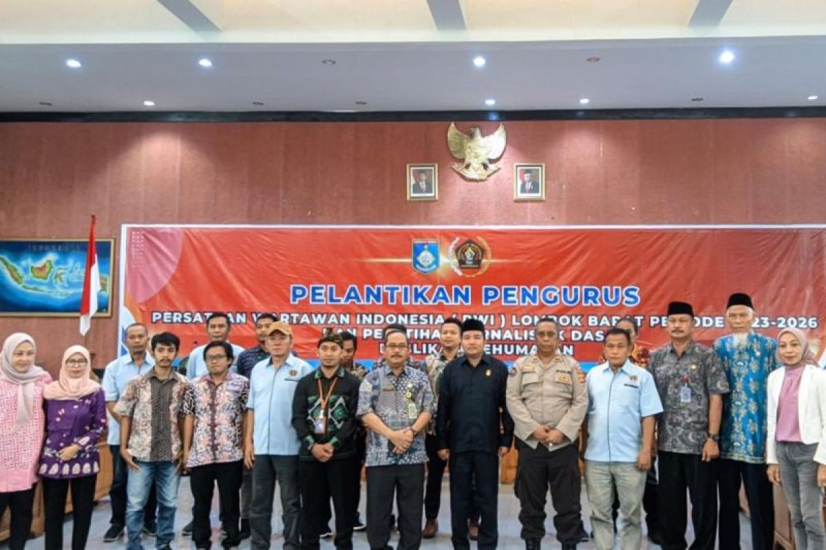 Pengurus PWI Lombok Barat resmi dilantik