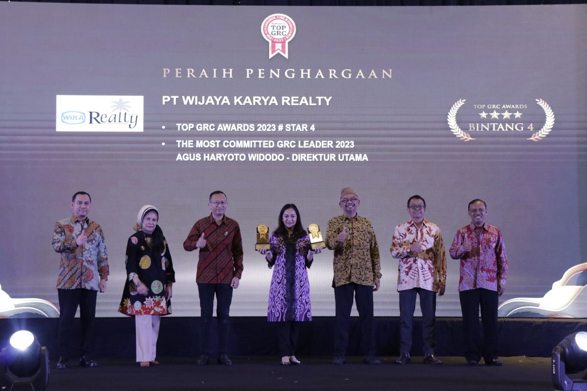 WIKA Realty Kembali Raih Dua Penghargaan Pada Ajang TOP GRC Award 2023