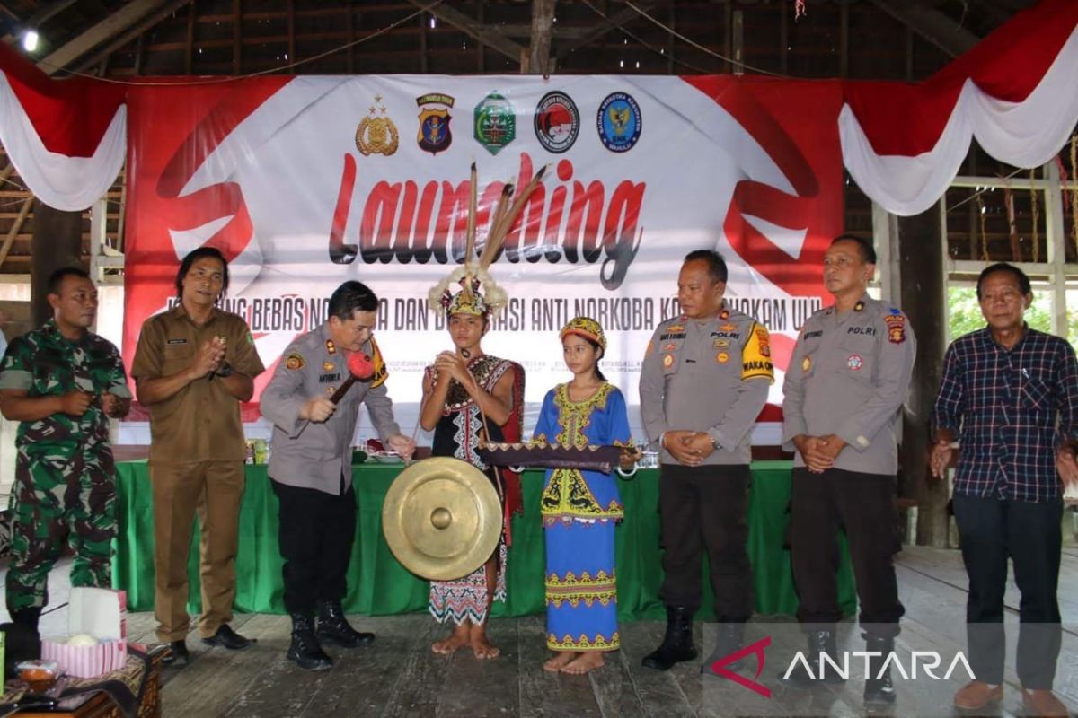 Deklarasi Long Bagun Ulu kampung bebas dari peredaran narkoba
