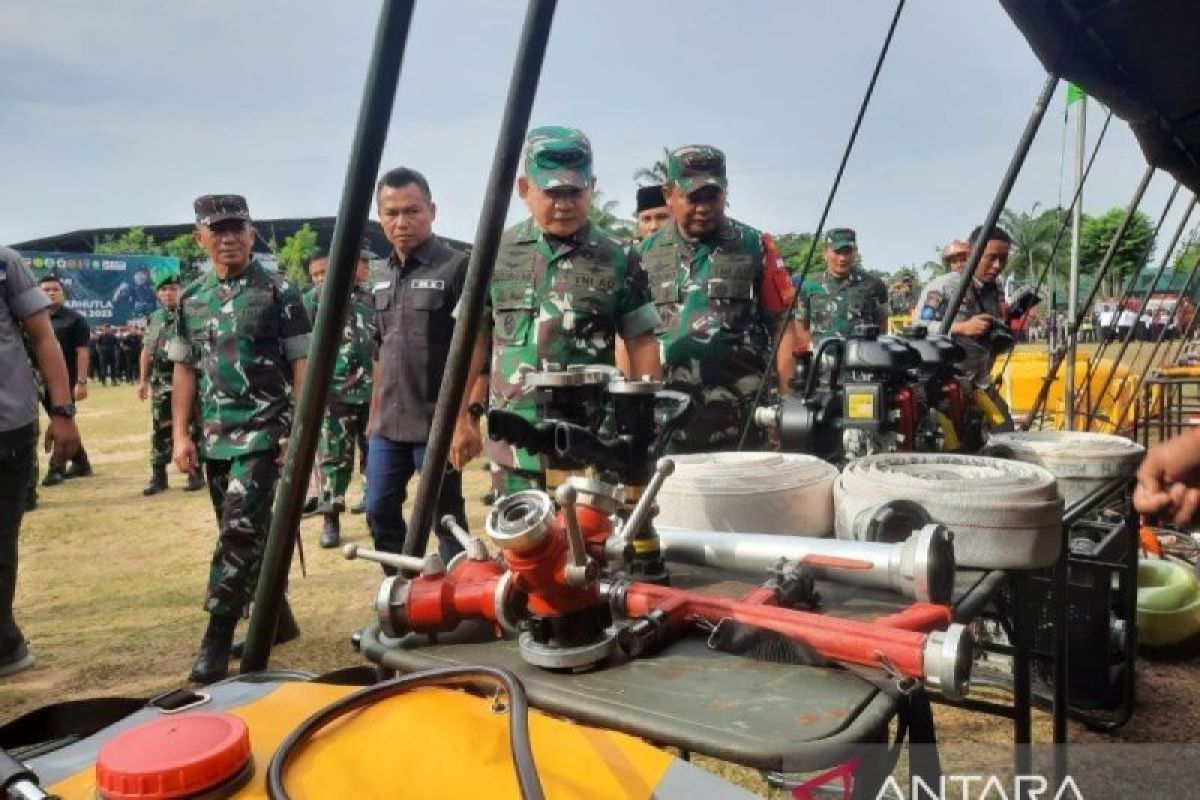 Kasad Jenderal TNI Dudung Abdurchman puji penanganan karhutla di Jambi cukup baik