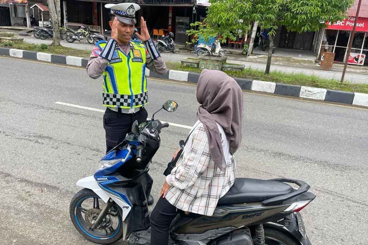 Dirlantas sebut pelanggaran terbanyak selama operasi zebra di Aceh tidak pakai helm