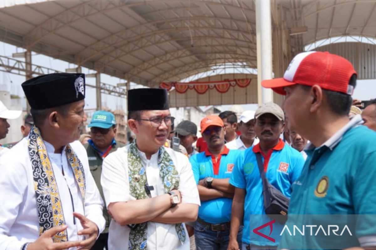 Bupati Bekasi tinjau langsung revitalisasi Pasar Induk Cibitung