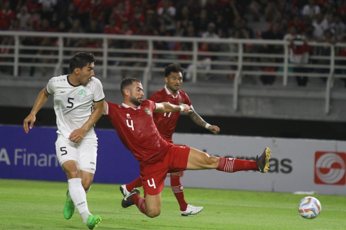 Indonesia taklukkan Turkmenistan 2-0 pada FIFA Matchday