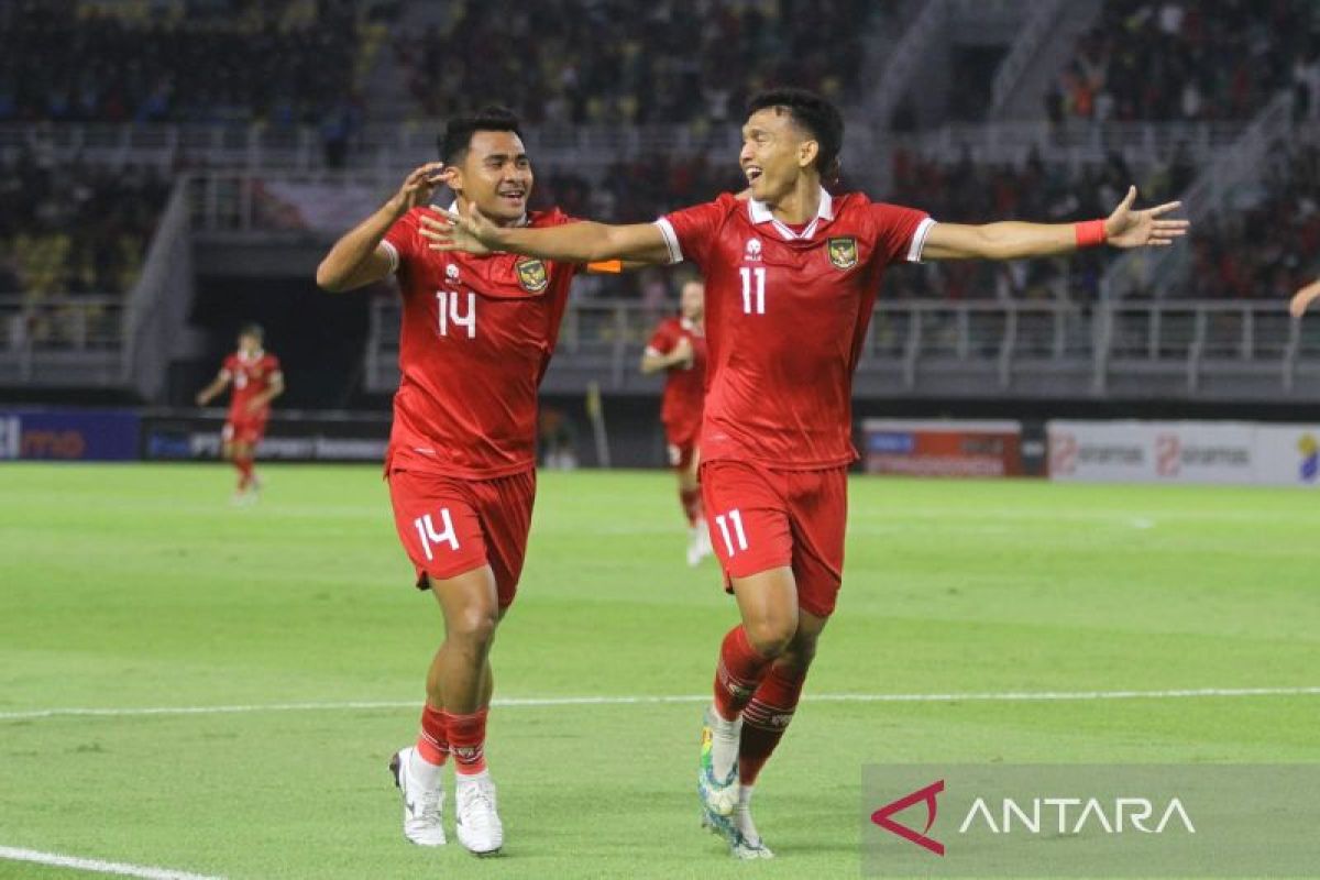 Babak pertama, gol spektakuler Dendy bawa Indonesia ungguli Turkmenistan