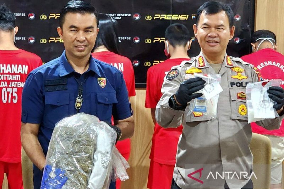 Central Java police's anti-drug squads arrested 278 people in August