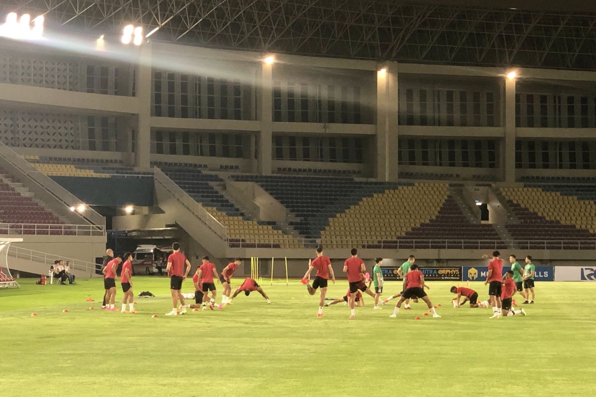 Timnas U-23 jalani latihan terakhir jelang lawan China Taipei