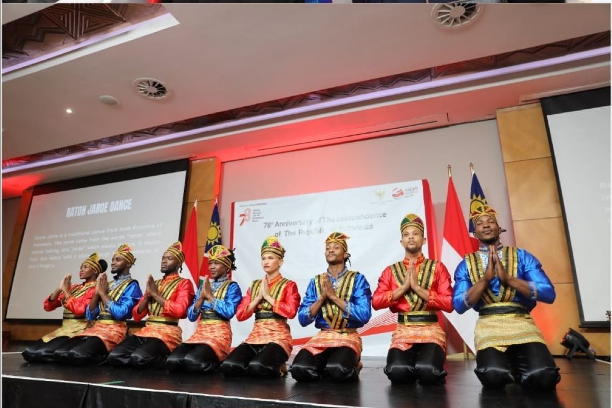 Warga Namibia antusias saksikan tari dan gamelan nusantara