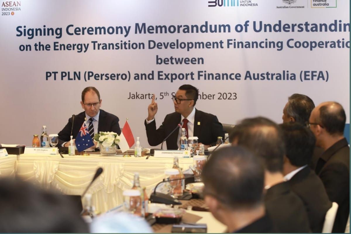 Genjot Transisi Energi, PLN Jajaki Dukungan Pembiayaan Hijau dari Export Finance Australia
