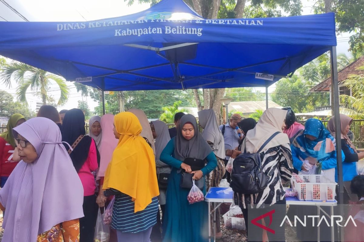 Pemkab Belitung optimalkan kegiatan pasar murah tekan inflasi