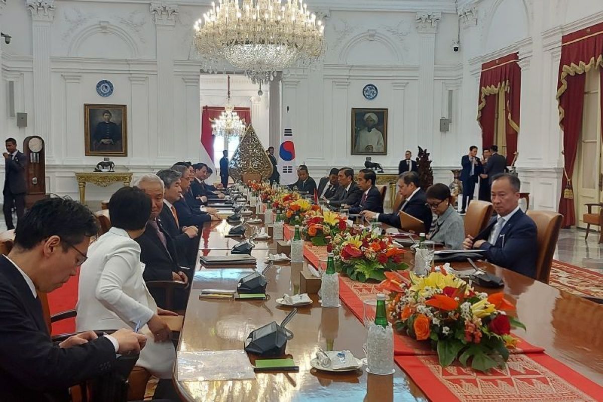 Presiden Jokowi gelar pertemuan bilateral dengan Presiden Korsel Yoon Suk-yeol