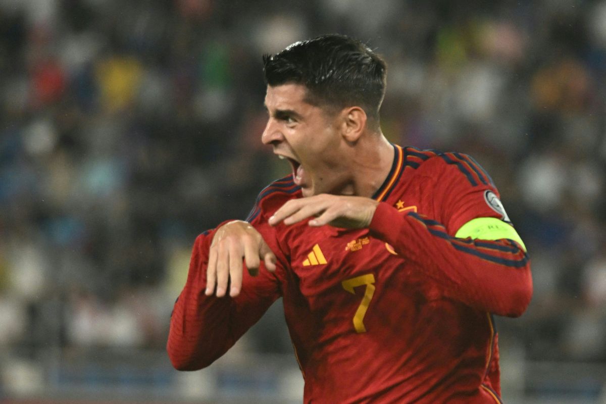 Trigol Alvaro Morata warnai kemenangan telak Spanyol atas Georgia