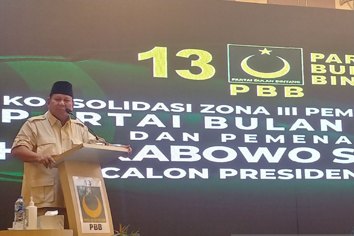 Bakal capres Prabowo belum sebutkan sosok bakal cawapresnya