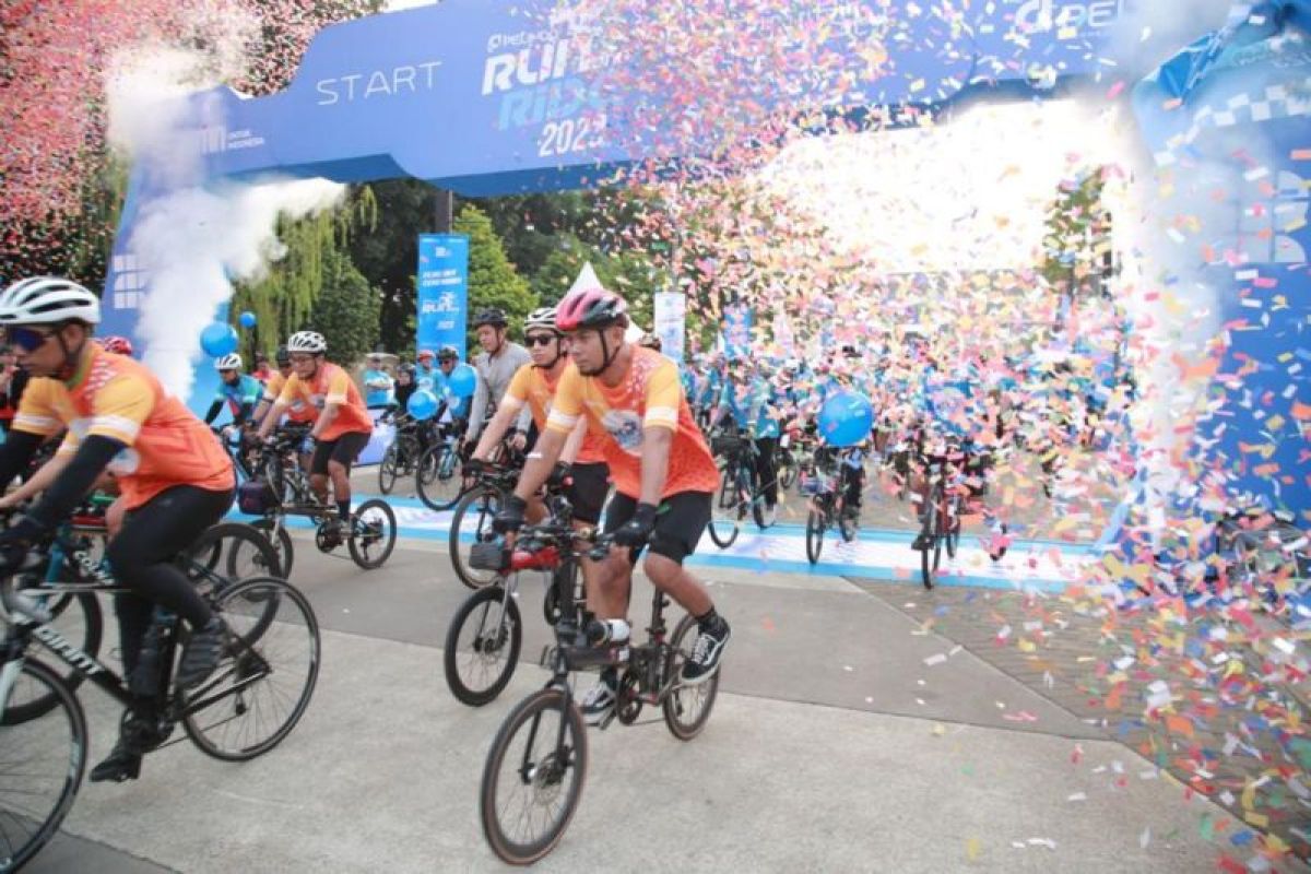 Gelar flag off serentak di empat kota, Run and Ride 2023 resmi dimulai