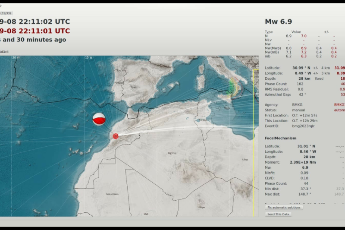 Maroko nyatakan tiga hari berkabung bagi korban gempa magnitudo 7,0