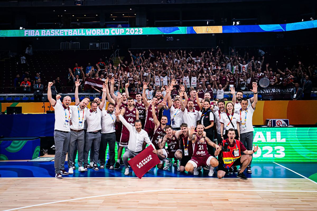 Latvia capai posisi lima dalam kompetisi Piala Dunia FIBA pertama
