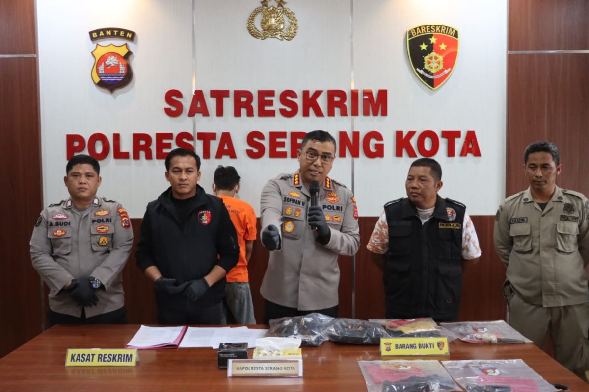 Polisi tangkap pelaku penusukan penjual kebab di Kota Serang