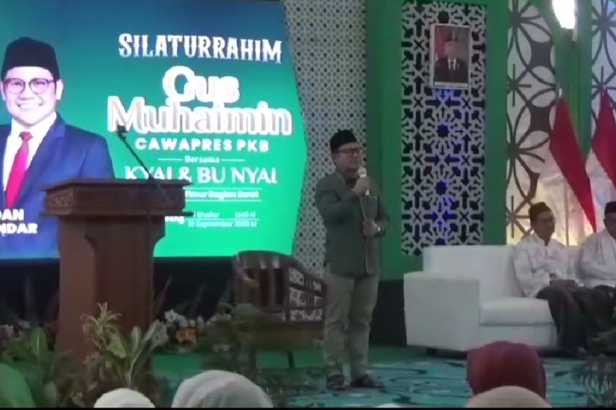 Balon presiden Muhaimin Iskandar janjikan dana desa Rp5 miliar