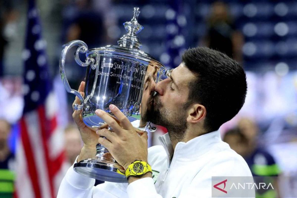 Novak Djokovic koleksi 24 gelar Grand Slam lewat kemenangan US Open 2023