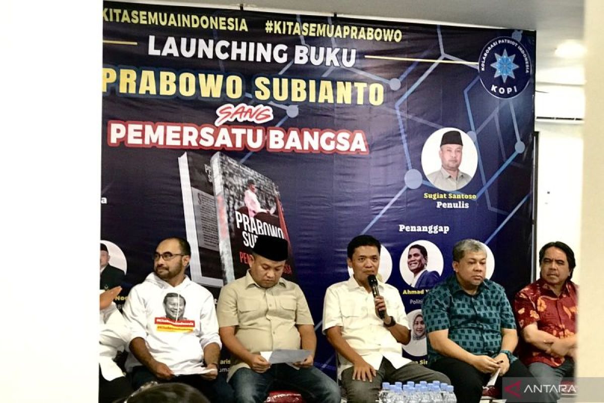 Relawan luncurkan biografi Prabowo ungkap kedekatan dengan pejuang