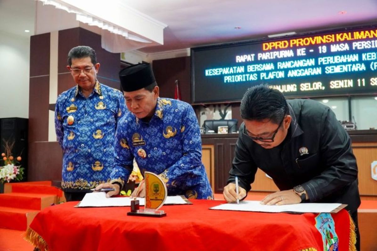 Pemprov Kaltara dan DPRD sepakati perubahan KUA-PPAS APBD 2023