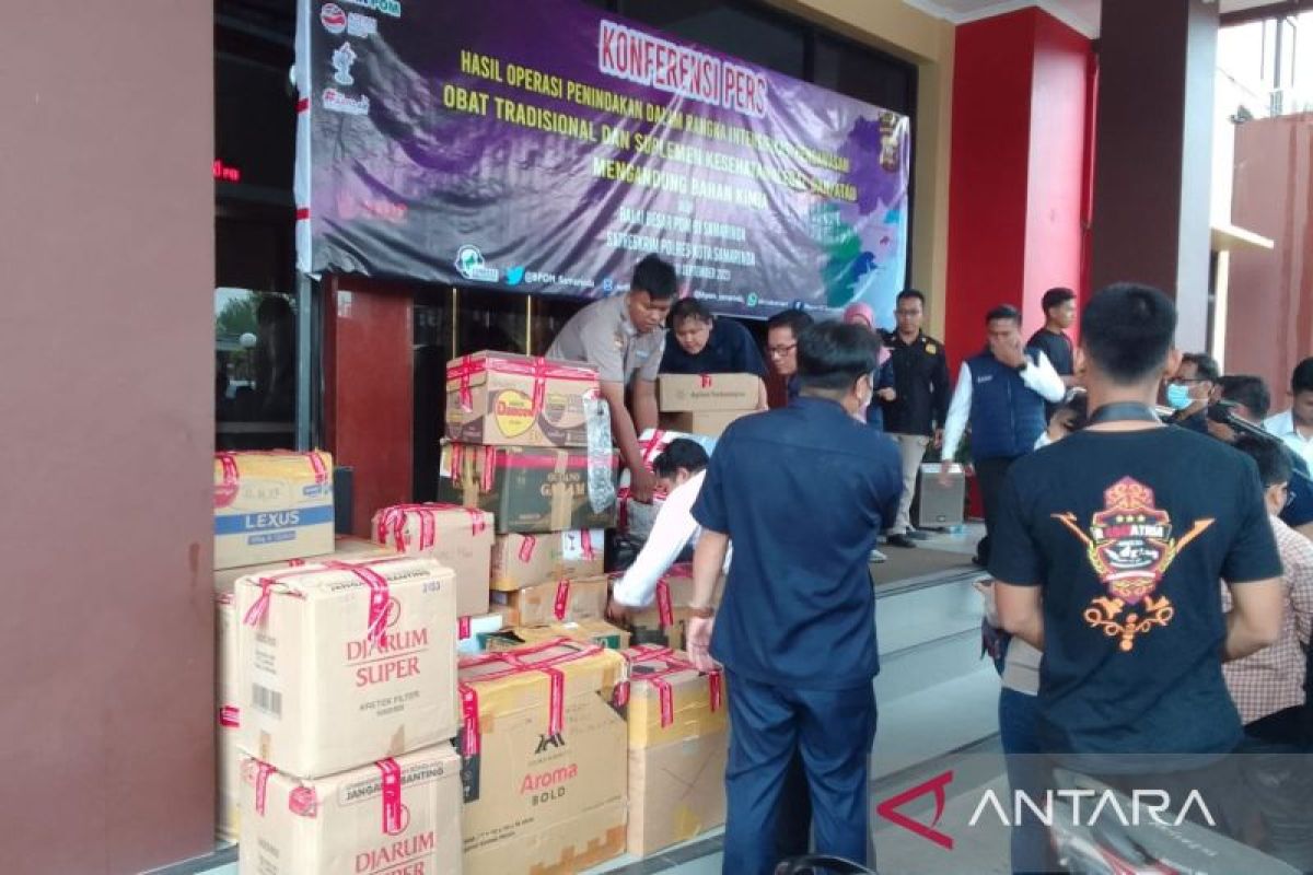 Polresta Samarinda ungkap kasus jamu ilegal senilai Rp837 juta