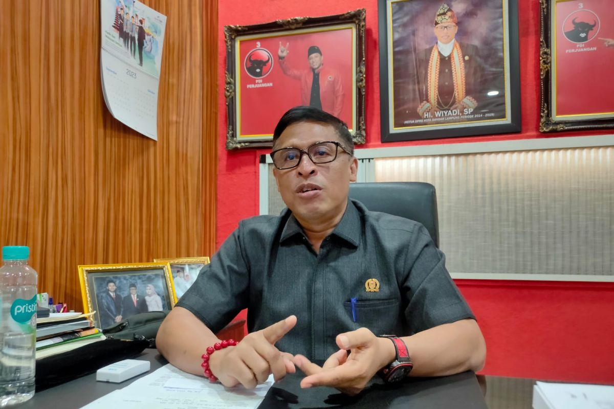 Ketua DPRD Bandarlampung optimistis sembilan usulan raperda dapat disahkan