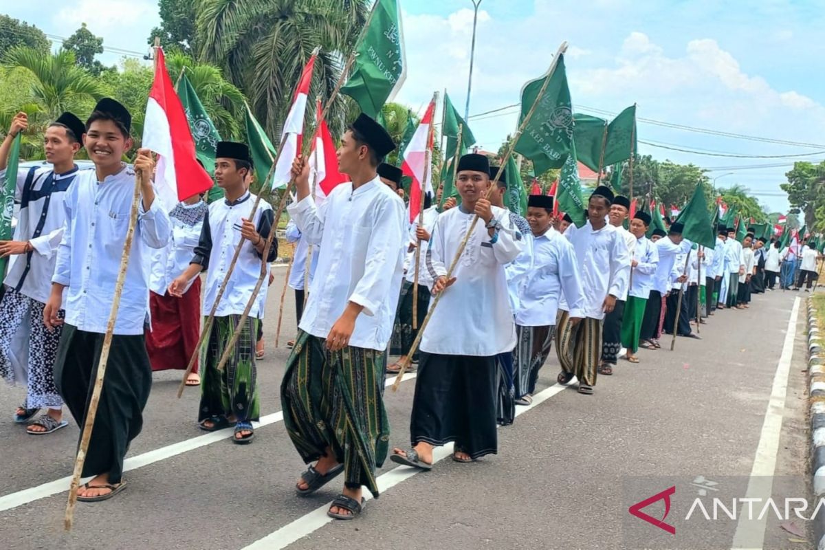 Kirab 999 bendera semarakkan pelantikan PWNU dan PCNU periode 2023-2028