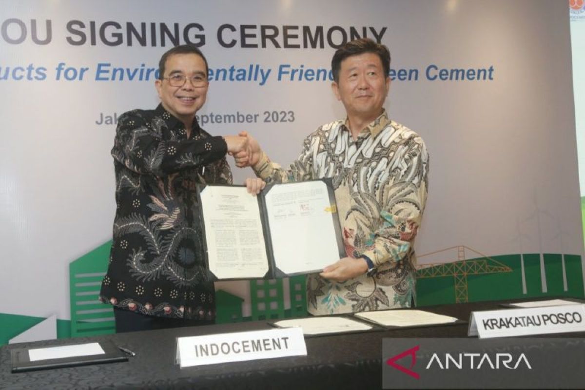 Pasok semen ramah lingkungan, Indocement-Krakatau Posco kerja sama