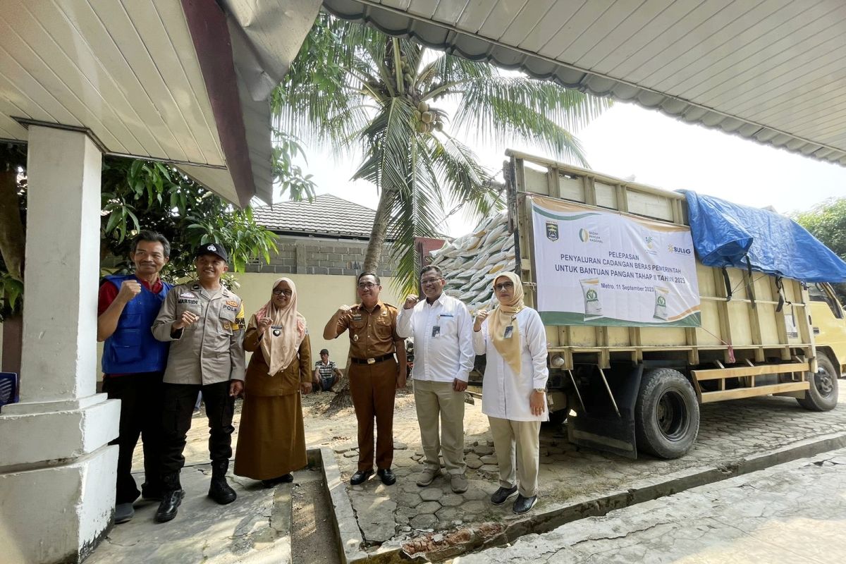 Bulog Lampung salurkan beras bantuan kepada 830.789 KPM