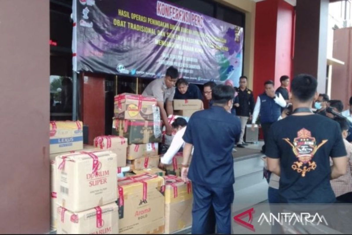 Polresta Samarinda ungkap kasus jamu ilegal senilai Rp837 juta