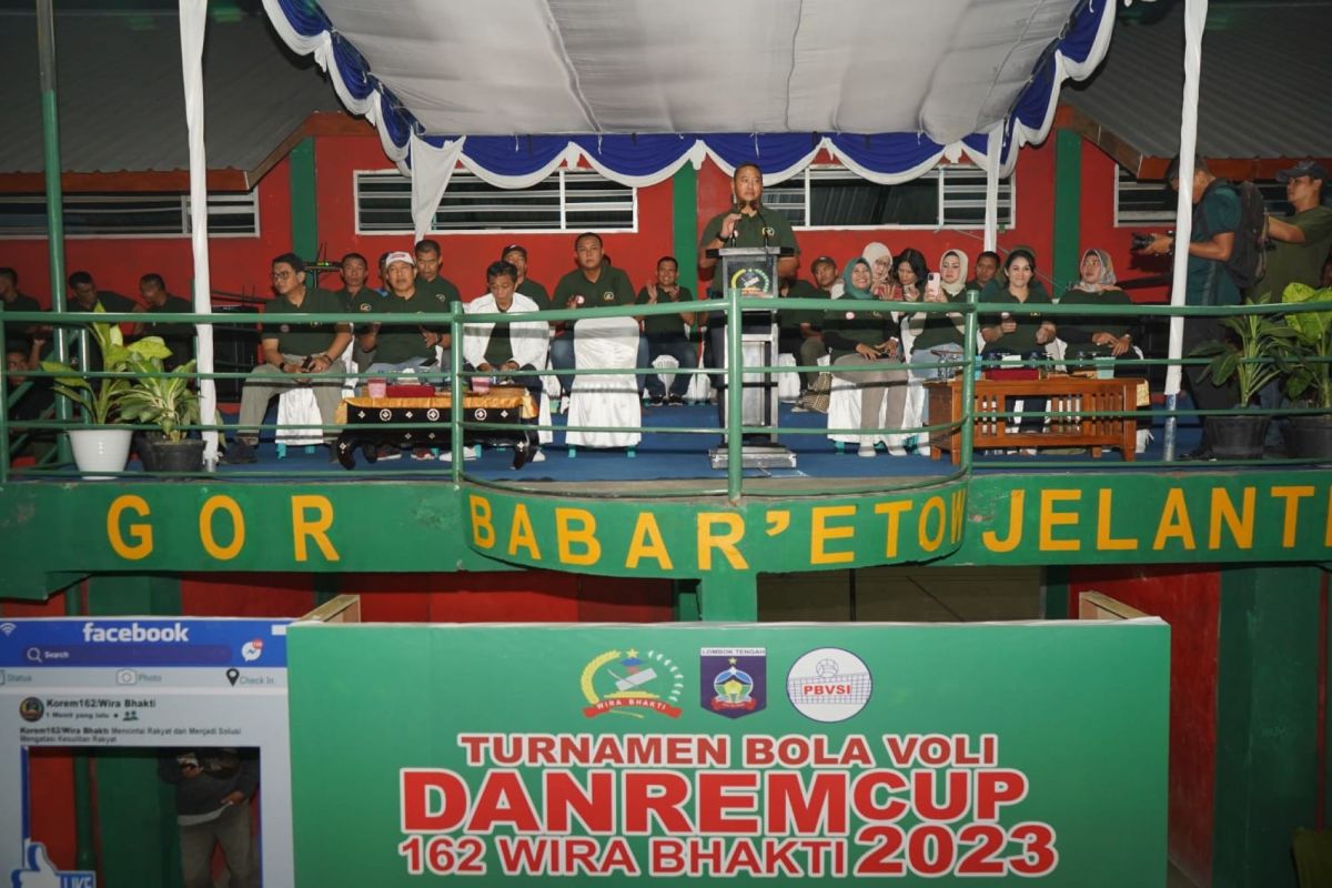 12 tim ikuti Kompetisi Bola Voli Danrem 162/WB Cup 2023