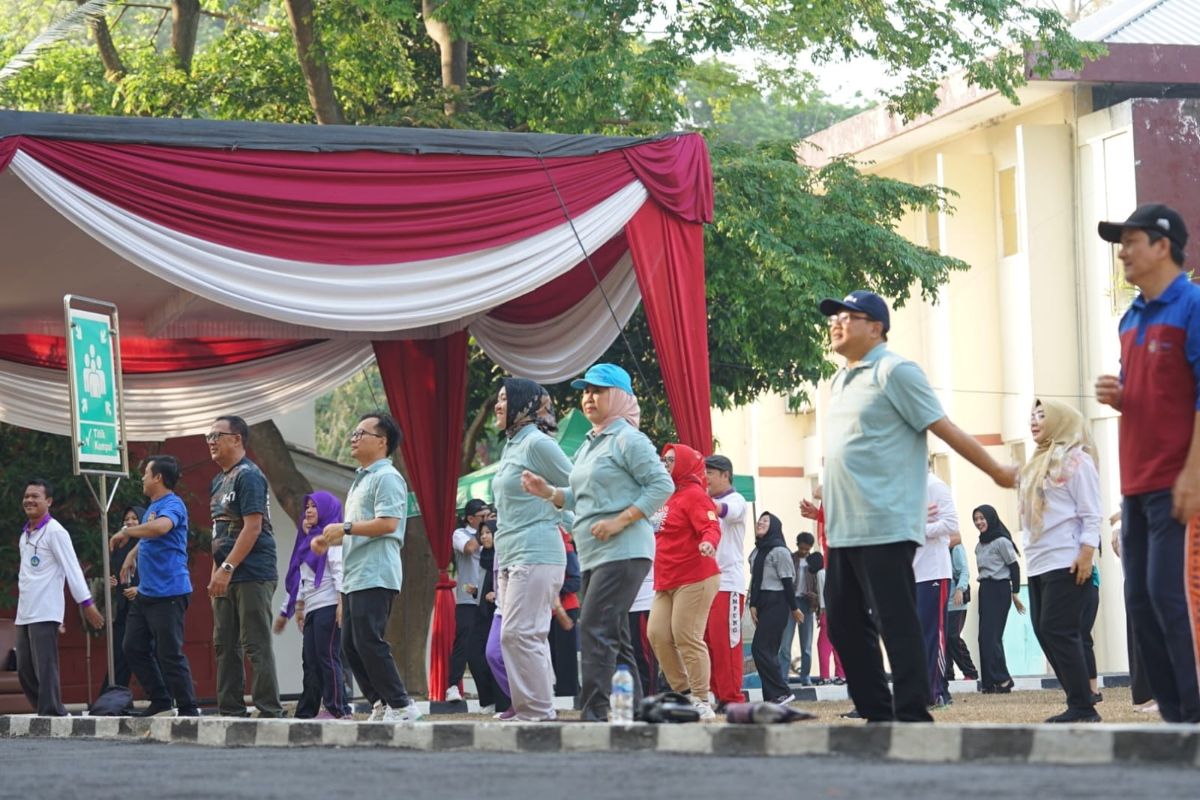 Unila rayakan Dies Natalis ke-58 dengan senam bersama