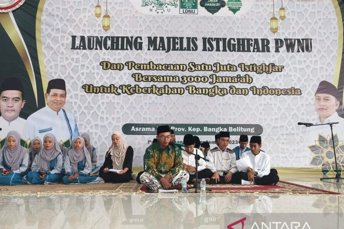 PWNU Babel launching Majelis Istigfar 3.000 Jamaah