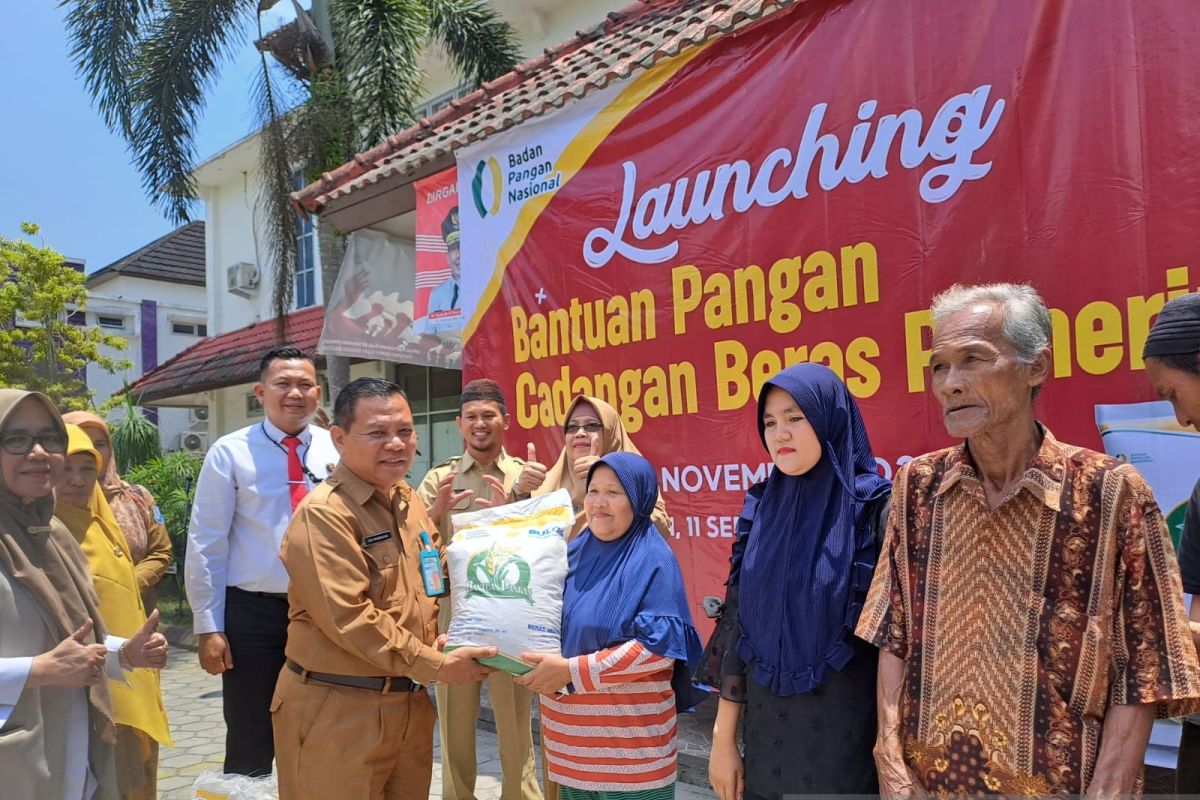 DPKP Babel launching penyaluran bantuan pangan pemerintah tahap II