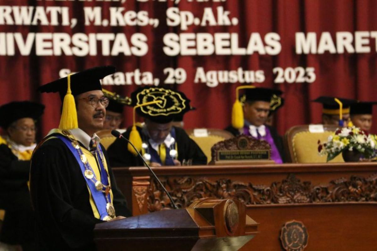 UNS siap songsong Indonesia Emas dengan terus tambah profesor baru