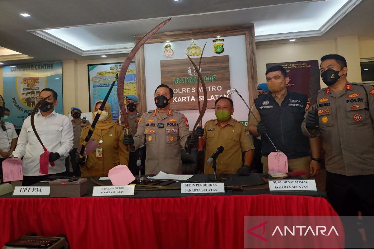 Polisi gagalkan tujuh rencana aksi tawuran di Jakarta Selatan